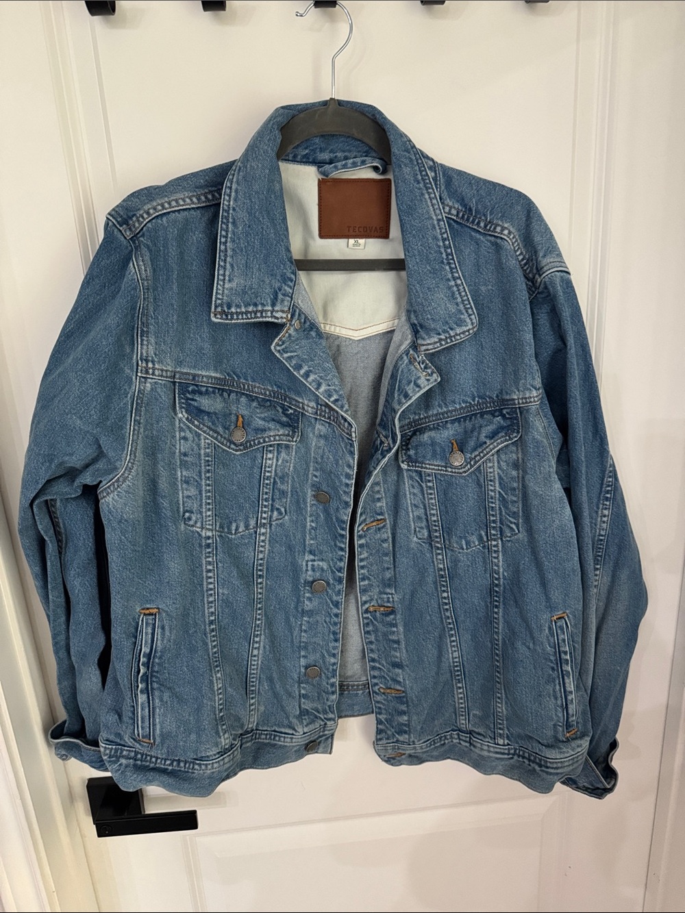 Tecovas Men's Classic Light Blue Denim Jacket